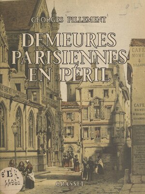 cover image of Demeures parisiennes en péril